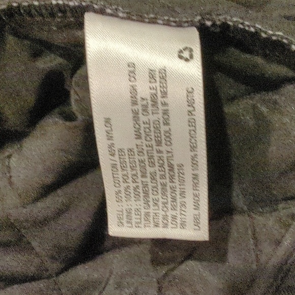 Women’s Long Sleeve Quilted Jacket - Prologue™ Sz L cotton blend. Black. Belted. - Picture 15 of 15